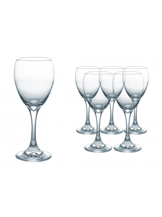 Набор стаканов LAROSE BMR3108LB WINE GLASS 6PC 310ML 