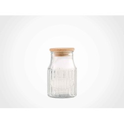 Jar LIMON 226459 W/WOOD LID 230ML (909142) 