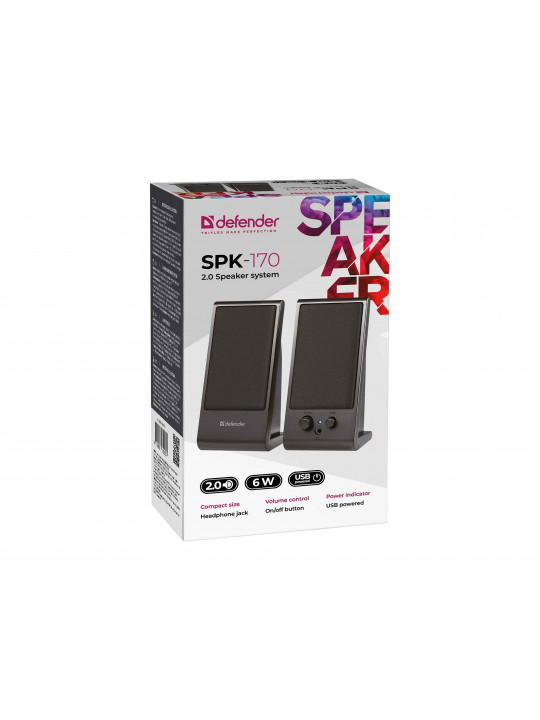 Pc speaker DEFENDER SPK-170 USB(BK) 