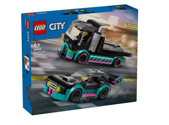 Կոնստրուկտոր LEGO 60406 CITY ՄՐՑԱՐՇԱՎԱՅԻՆ ՄԵՔԵՆԱ ԵՎ ՓՈԽԱԴՐԻՉ 