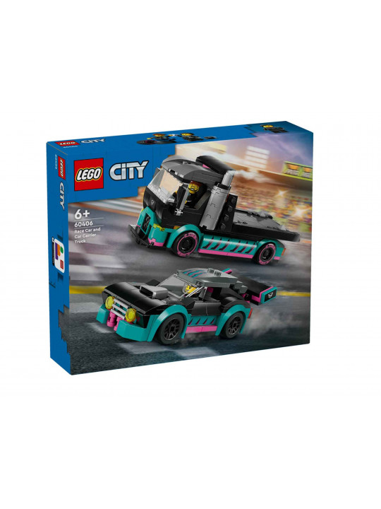 Blocks LEGO 60406 CITY ՄՐՑԱՐՇԱՎԱՅԻՆ ՄԵՔԵՆԱ ԵՎ ՓՈԽԱԴՐԻՉ 