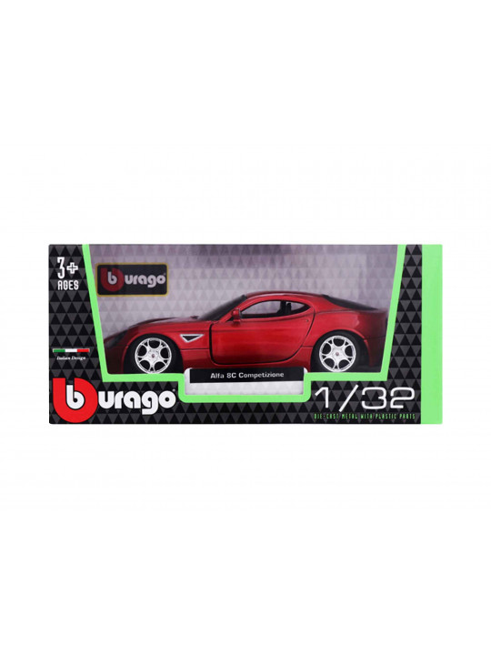 Transport BBURAGO 18-43004 CAR 2007 ALFA 8C COMPETIZIONE SCALE 1:32 