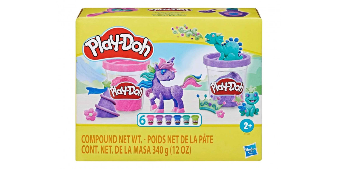 Պլաստիլին / կինետիկ ավազ HASBRO F9932 ՊԼԱՍՏԻԼԻՆԻ ՓԱՅԼՈՒՆ ՀԱՎԱՔԱԾՈՒ PLAY-DOH 6 ՀԱՏ 