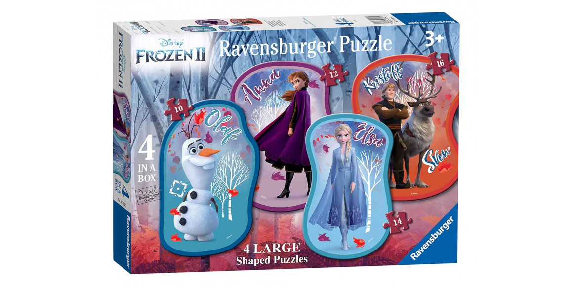 Puzzle and mosaic RAVENSBURGER 3025 ՖՐՈԶԵՆ 2 4 ՄԵԾ ՉԱՓԵՐԻ 