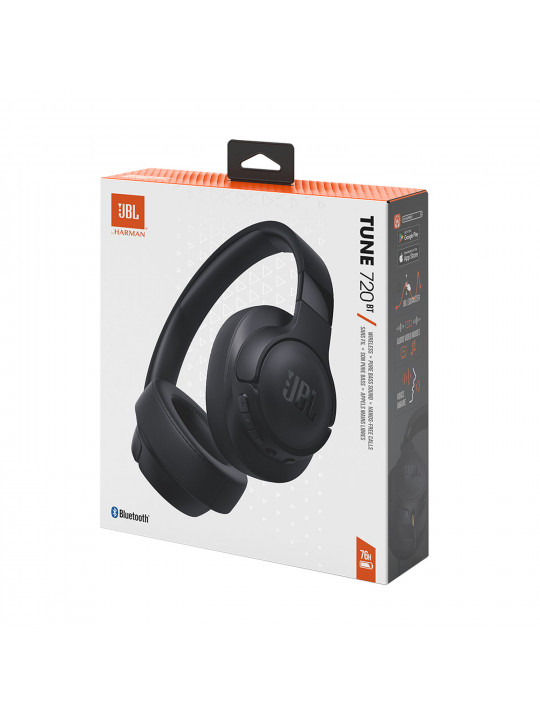 Наушник JBL TUNE T720 BT (BK) 