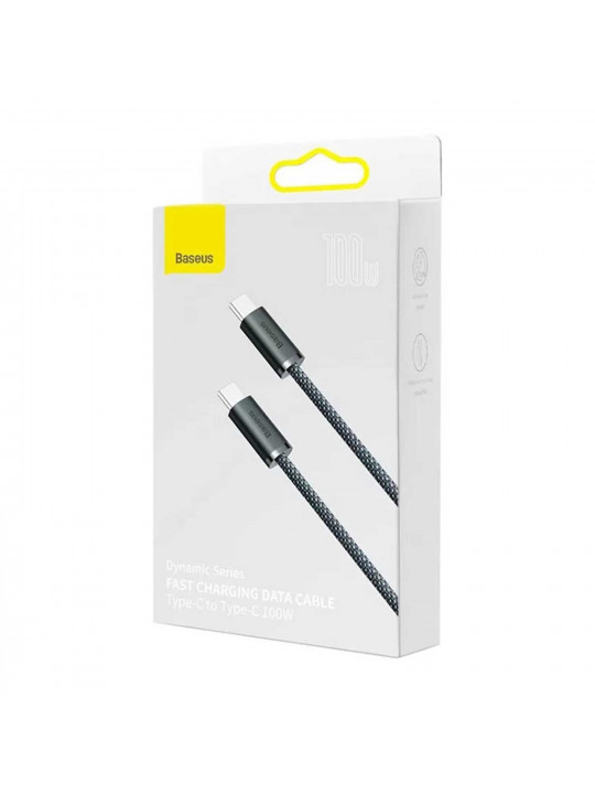 Cable BASEUS Dynamic PD 2.0 100W Type-C to Type-C 1M (GR) (CALD000216)