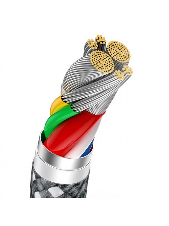 Cable BASEUS Dynamic PD 2.0 100W Type-C to Type-C 1M (GR) (CALD000216)