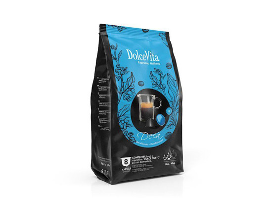 Coffee capsules DOLCE VITA DOLCE GUSTO DECAFFEINATO 