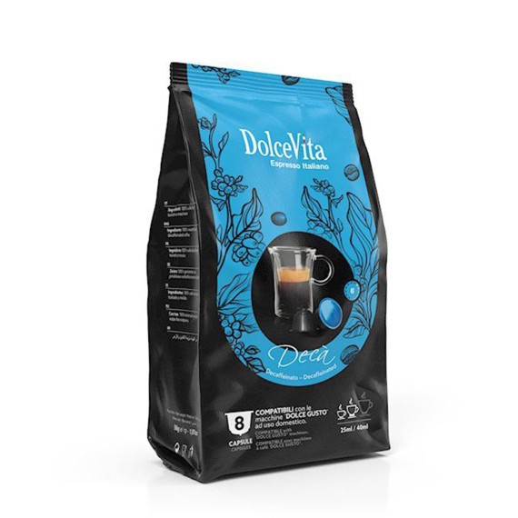 Кофе капсулы DOLCE VITA DOLCE GUSTO DECAFFEINATO 