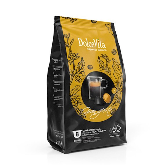 Кофе капсулы DOLCE VITA DOLCE GUSTO GRAN GUSTO 