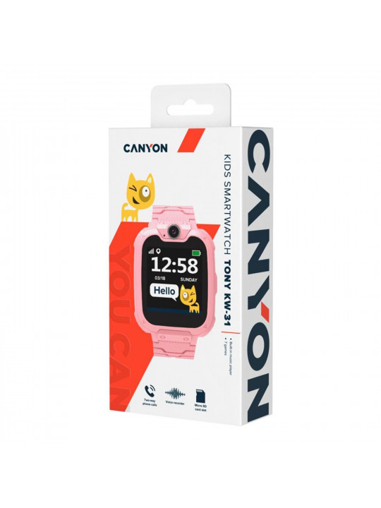 Смарт-часы CANYON TONY CNE-KW31RR (PINK) 