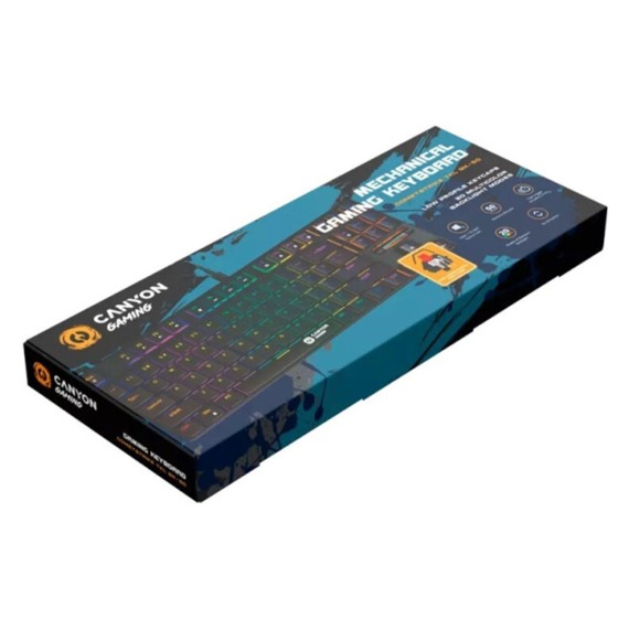 Клавиатура CANYON Cometstrike TKL GK-50 EN/RU Wired (Black) (CND-SKB50-RU)