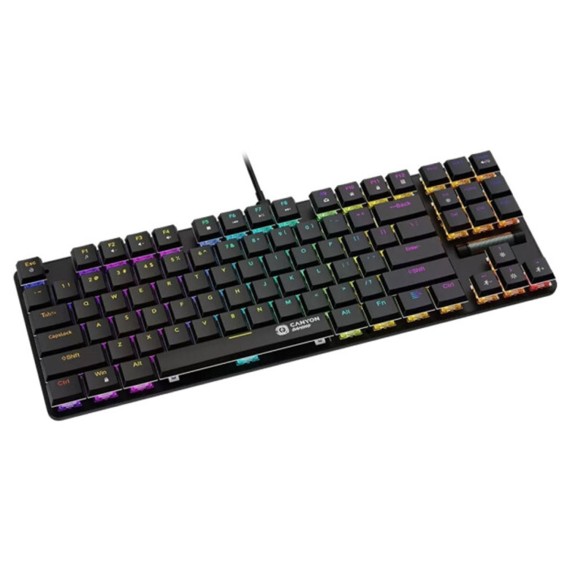 Клавиатура CANYON Cometstrike TKL GK-50 EN/RU Wired (Black) (CND-SKB50-RU)