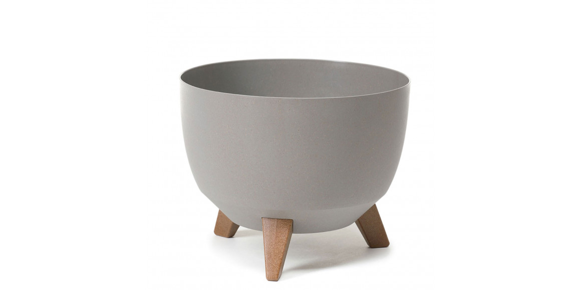 Flower pot LAMELA LA920-27 MISA ROMA ECO WOOD 290 GREY 