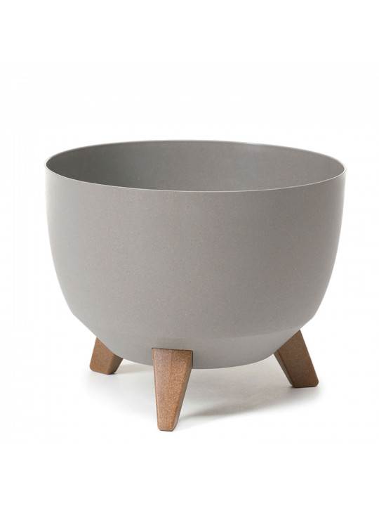 Flower pot LAMELA LA920-27 MISA ROMA ECO WOOD 290 GREY 