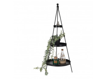 Tray KOOPMAN AAE441220 SERVING TRAY TREE 73CM BLACK (065283)