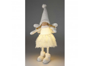 N/y decorate objects KOOPMAN ANGEL GIRL W LED 69CM WHITE (221931) (AMA000440)