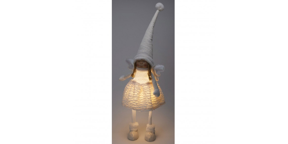 N/y decorate objects KOOPMAN ANGEL GIRL W LED 81CM WHITE (221825) (AMA000450)