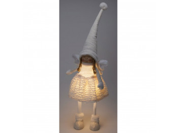 N/y decorate objects KOOPMAN ANGEL GIRL W LED 81CM WHITE (221825) (AMA000450)