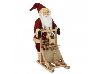 N/y decorate objects KOOPMAN SANTA STANDING ON SLED (987472) (ASK000830)