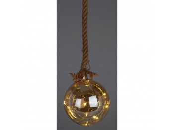 N/y decorate objects KOOPMAN BALL HANG DECO WITH LED 12CM (219716) (AAB200040)