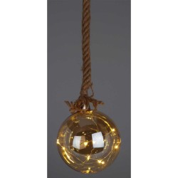 N/y decorate objects KOOPMAN BALL HANG DECO WITH LED 15CM (220101) (AAB200050)