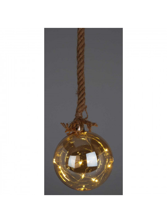 Новогодные декоративные аксессуары KOOPMAN BALL HANG DECO WITH LED 15CM (220101) (AAB200050)