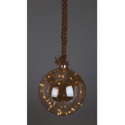 N/y decorate objects KOOPMAN BALL HANG DECO WITH LED 20CM (219853) (AAB200060)