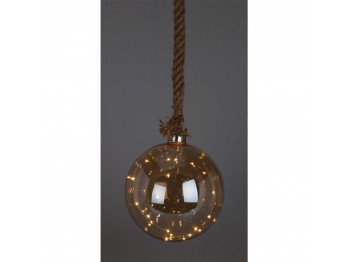 N/y decorate objects KOOPMAN BALL HANG DECO WITH LED 20CM (219853) (AAB200060)