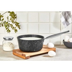 Casserols FALEZ BLN3047 BLACK LINE MILKPOT 16CM 