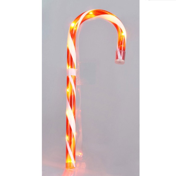 N/y decorate objects KOOPMAN CANDY CANE 75CM LED RED WHITE (085700) (ANC000220)
