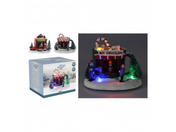 N/y decorate objects KOOPMAN CHRISTMAS SCENE LED 13CM 2ASS (060035) (ACD911130)