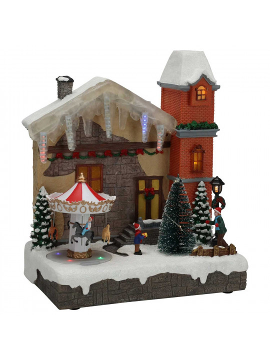 Новогодные декоративные аксессуары KOOPMAN CHRISTMAS SCENE WITH CAROUSEL (787680) (ACD911030)