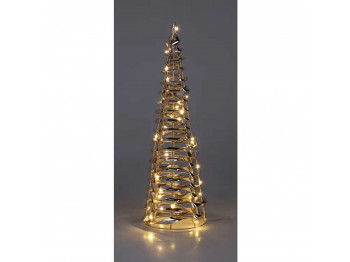 Новогодные декоративные аксессуары KOOPMAN CONE 40CM GOLD MICRO LED (066051) (AMZ112200)