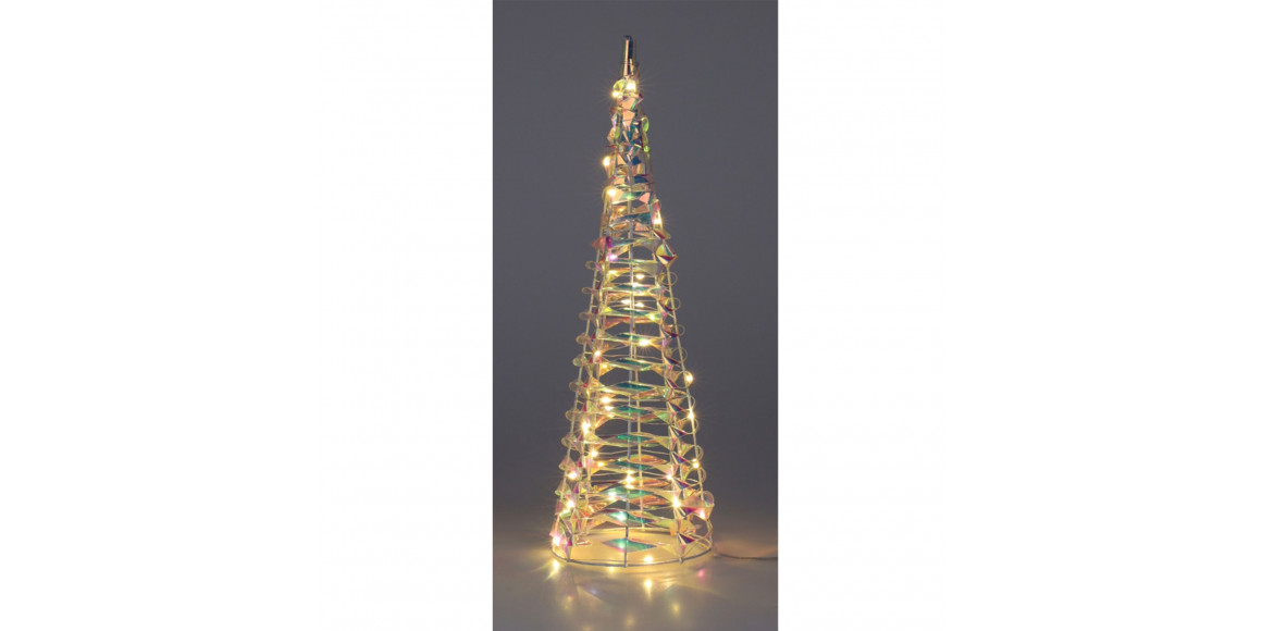 N/y decorate objects KOOPMAN CONE 40CM RAINBOW MICRO LED (066518) (AMZ112400)