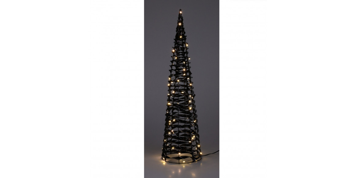 Новогодные декоративные аксессуары KOOPMAN CONE 60CM BLACK MICRO LED (067270) (AMZ112610)