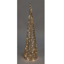 Ամանորյա դեկորատիվ առարկաներ KOOPMAN CONE 60CM GOLD 60 LED (066075) (AMZ112210)