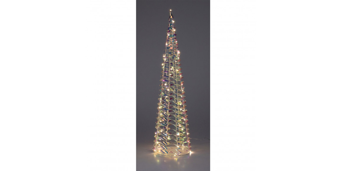 N/y decorate objects KOOPMAN CONE 60CM RAINBOW MICRO LED (066570) (AMZ112410)