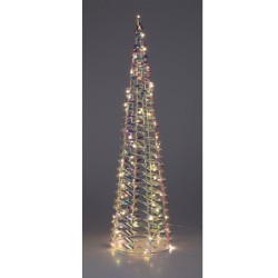 Ամանորյա դեկորատիվ առարկաներ KOOPMAN CONE 60CM RAINBOW MICRO LED (066570) (AMZ112410)