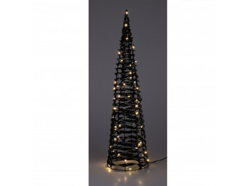 N/y decorate objects KOOPMAN CONE 80CM BLACK MICRO LED (067294) (AMZ112620)