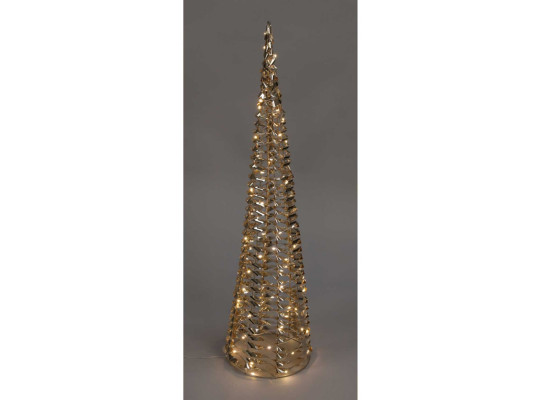 Новогодные декоративные аксессуары KOOPMAN CONE 80CM GOLD MICRO LED (066099) (AMZ112220)