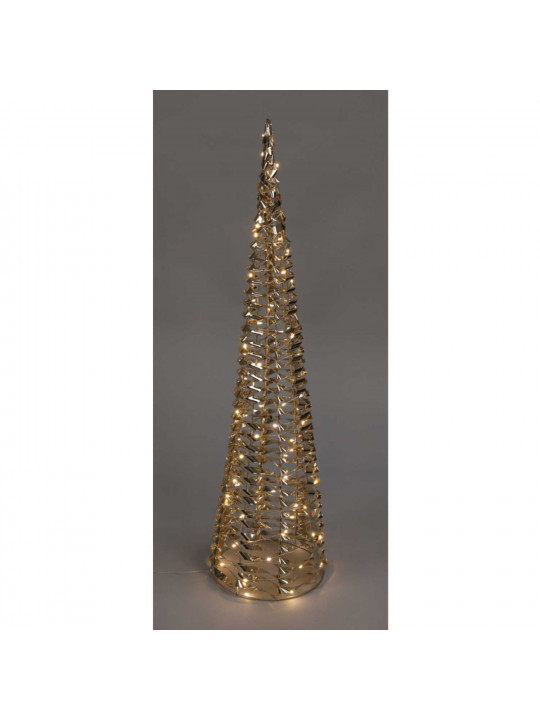 Новогодные декоративные аксессуары KOOPMAN CONE 80CM GOLD MICRO LED (066099) (AMZ112220)