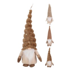 N/y decorate objects KOOPMAN GNOME HANGDECO 42CM 3ASS BRUIN (050791) (ANM222370)