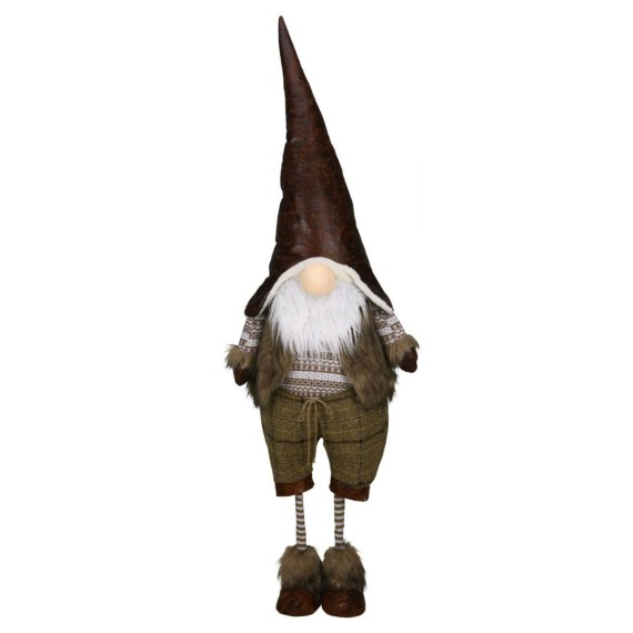 Новогодные декоративные аксессуары KOOPMAN GNOME MET LED PLUCHE 160CM (299633) (AQS000910)