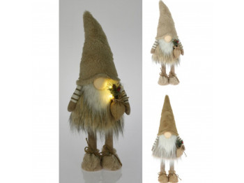 N/y decorate objects KOOPMAN GNOME MET LED PLUCHE 53CM 2ASS (274388) (AQS000810)