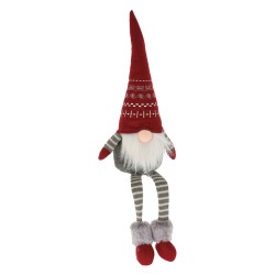 Новогодные декоративные аксессуары KOOPMAN GNOME WITH DANGLING LEGS 63CM (316156) (APF481900)