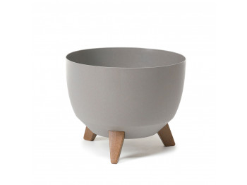 Flower pot LAMELA LA919-10 MISA ROMA ECO WOOD 240 SAND 