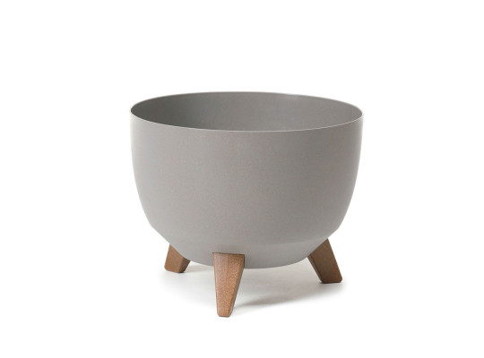 Flower pot LAMELA LA920-10 MISA ROMA ECO WOOD 290 SAND 