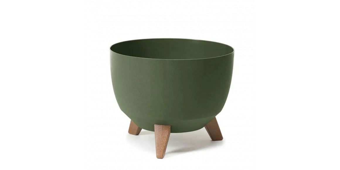 Цветочный горшок LAMELA LA920-42 MISA ROMA ECO WOOD 290 FOREST GREEN 