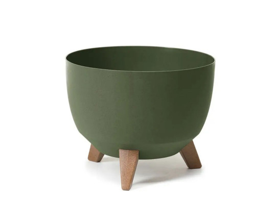 Цветочный горшок LAMELA LA920-42 MISA ROMA ECO WOOD 290 FOREST GREEN 